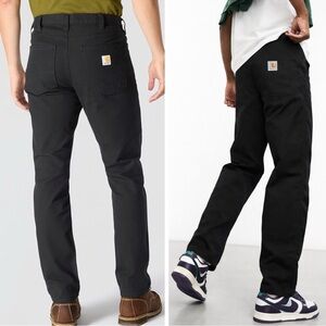 Carhartt Men Black Rugged Flex Straight Fit Jeans US33 Classic Utility Western